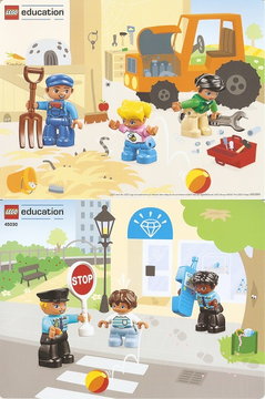 Set 45030 Activity Card 6303216 - Farm / Police