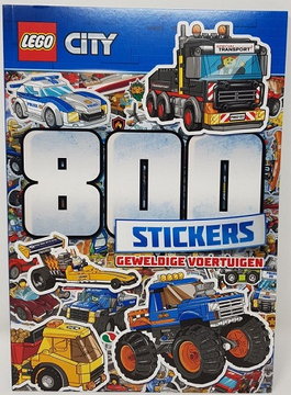 City - 800 Stickers Geweldige Voertuigen