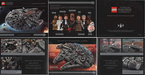 Informational Brochure Set 75192 UCS Millennium Falcon