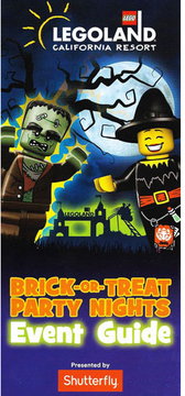 LEGOLAND California Brick or Treat Event Guide 2018 with Map