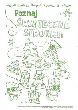 Buduj z wyobraźnią - Poznaj świąteczne stworki (Polish Edition) (included in book b20idea01pl)