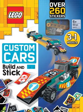 Custom Cars: Build and Stick (Hardcover)