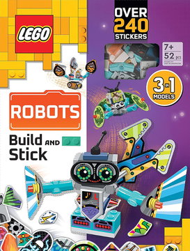 Robots: Build and Stick (Hardcover)