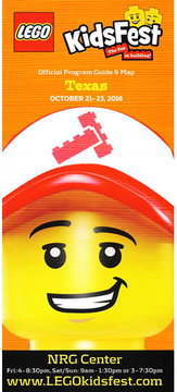 Event Guide, LEGO KidsFest Official Program Guide 2016 (Texas)