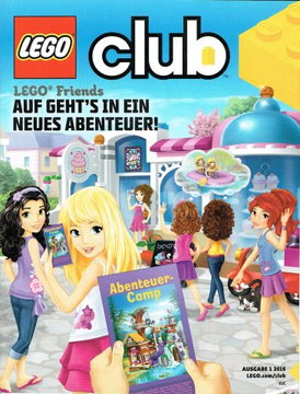 Lego Club Magazin Girls (German) 2016 Issue 1 (WO# 39-17)