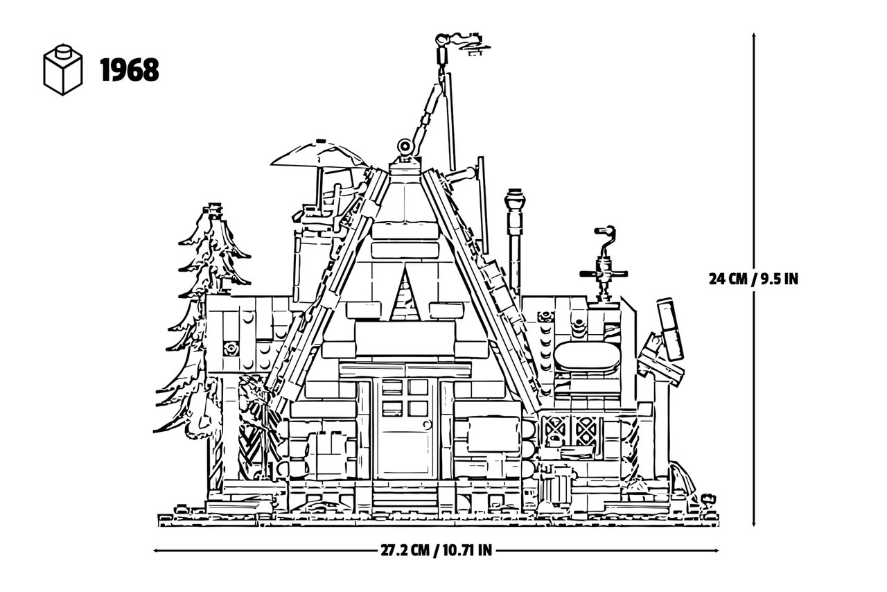 乐高ideas 重力瀑布-神秘小屋