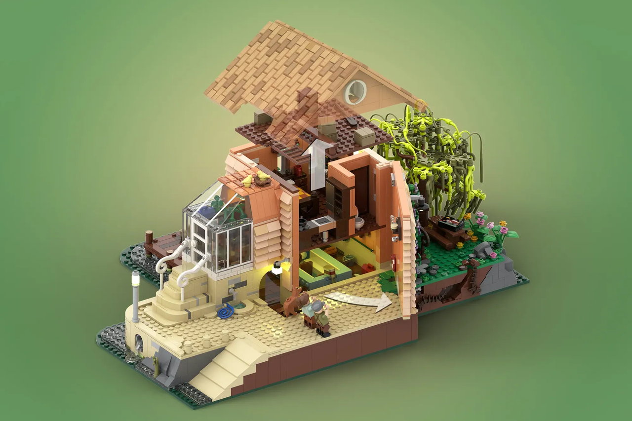 乐高ideas 湖边小屋
