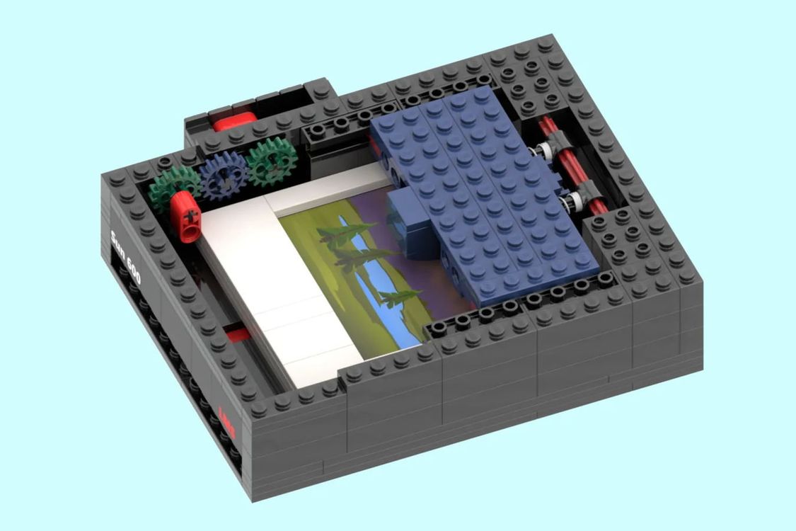 乐高ideas 工作宝丽来太阳600 LMS