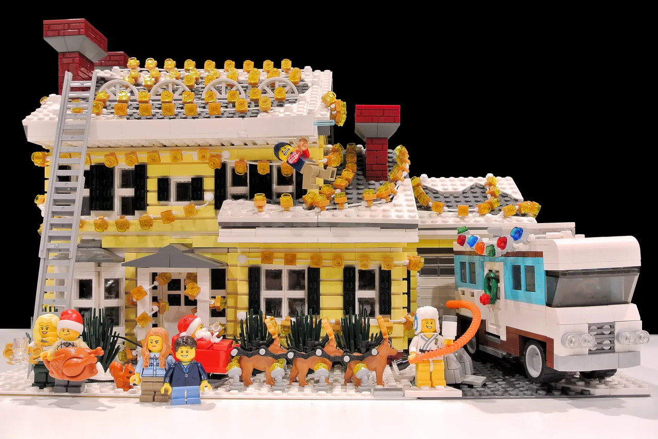 乐高ideas 假期历险记之圣诞假期-Griswold House