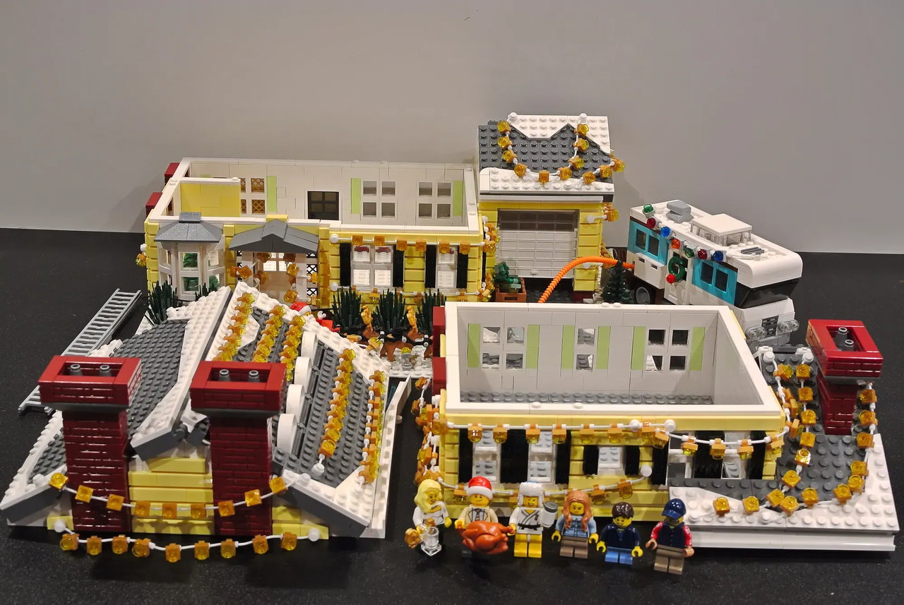 乐高ideas 假期历险记之圣诞假期-Griswold House