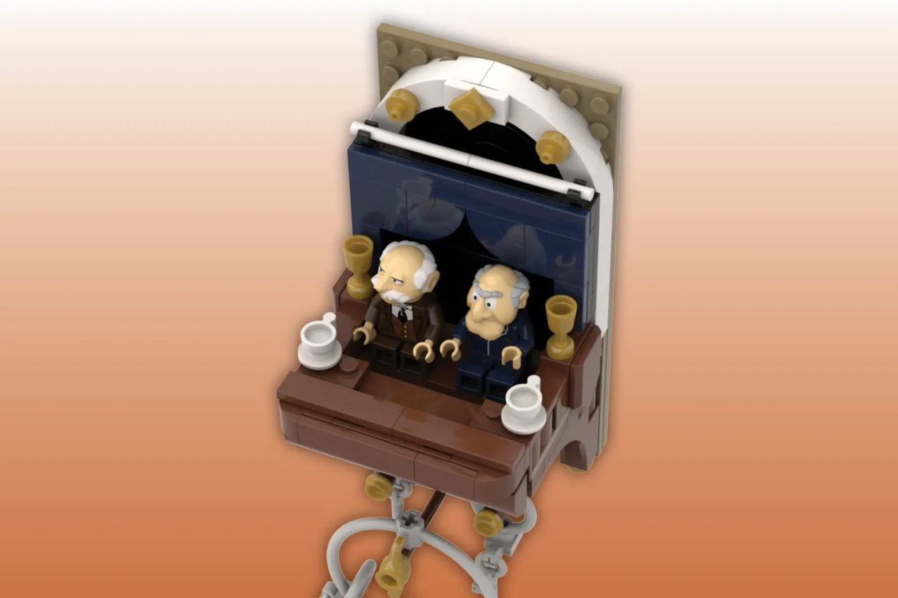 乐高ideas MUPPETS：Statler&Waldorf阳台钥匙架