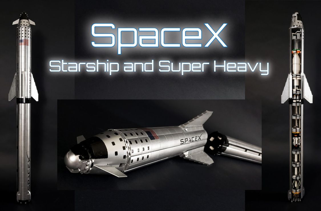 乐高ideas SpaceX星舰和超重型（BFR）