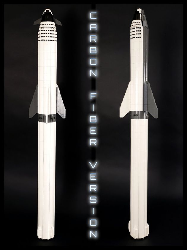 乐高ideas SpaceX星舰和超重型（BFR）