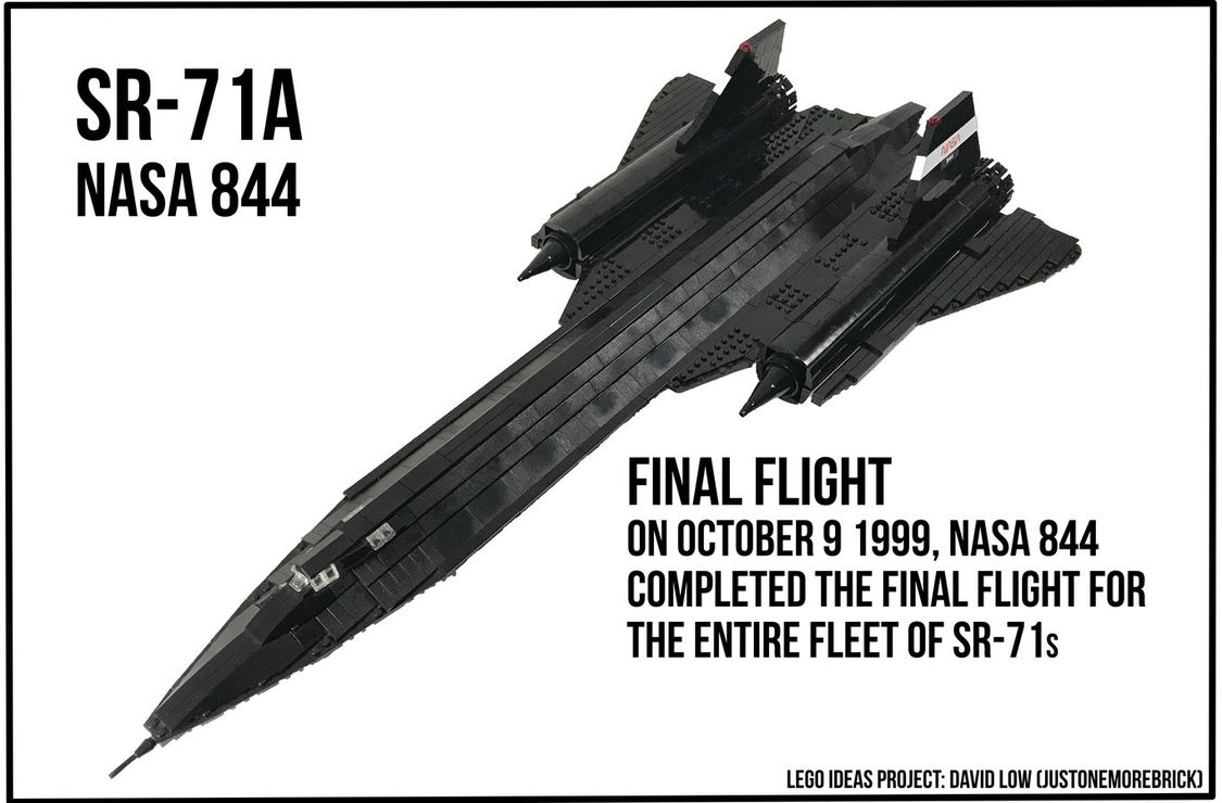 乐高ideas SR-71A最后的飞行