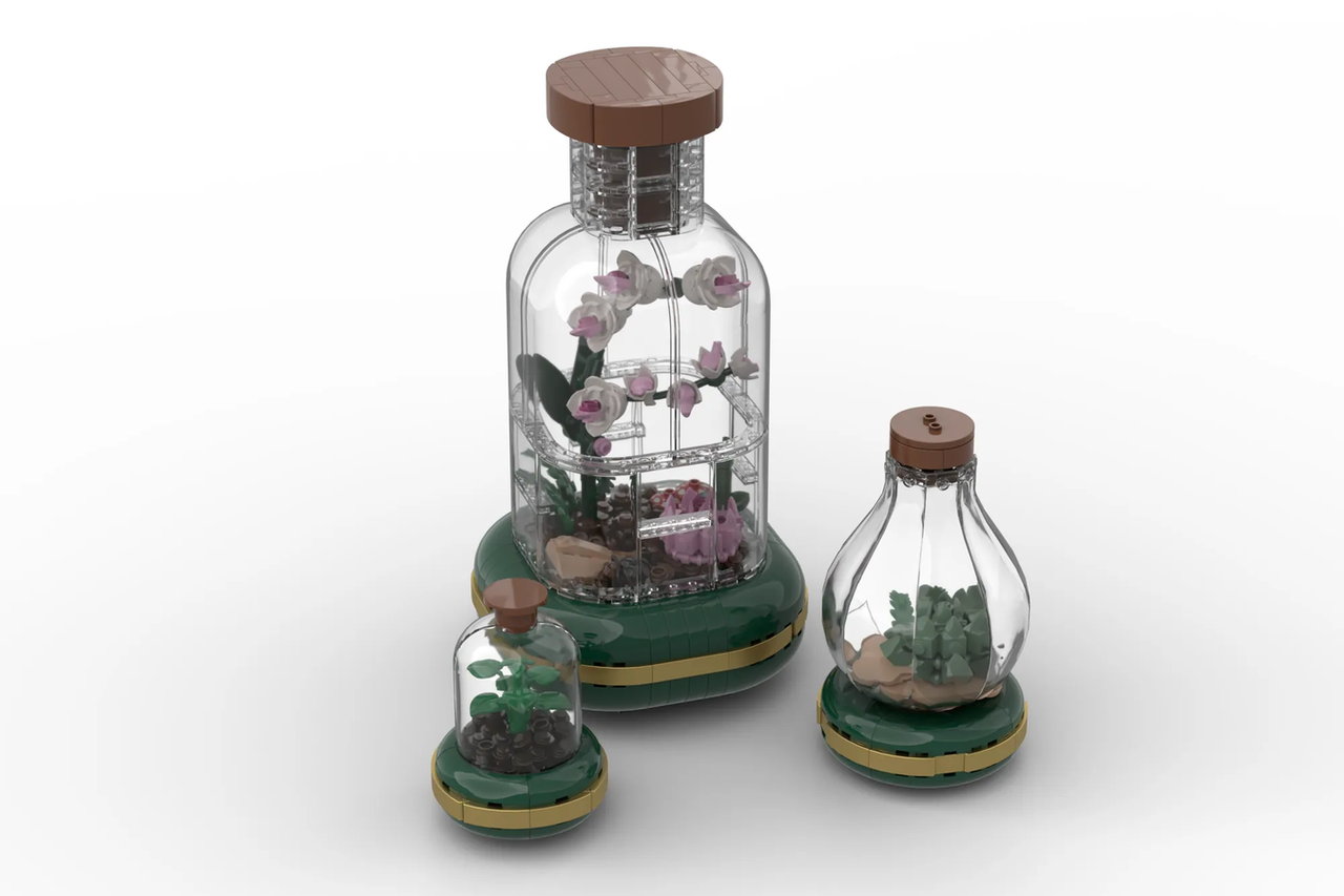 乐高ideas 植物生态瓶