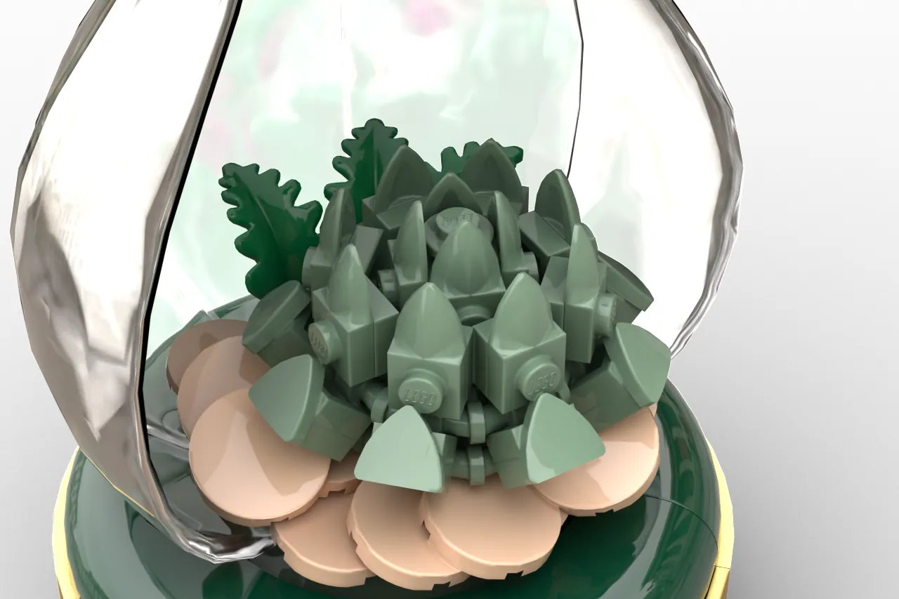 乐高ideas 植物生态瓶