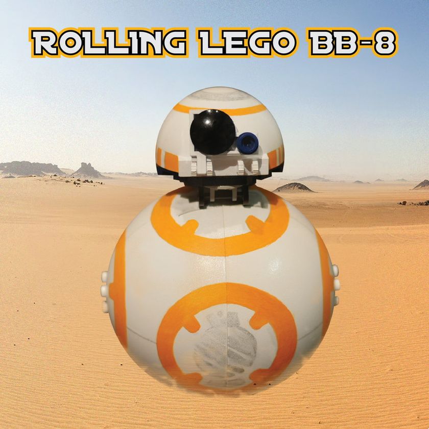 乐高ideas 滚动BB-8！！