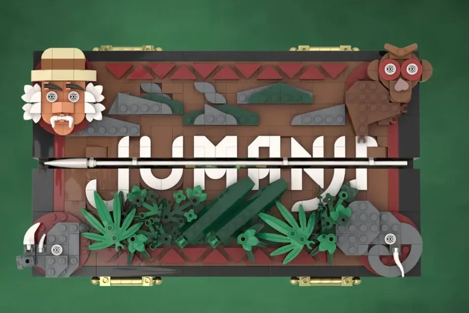 乐高ideas Jumanji 游戏 板🐘🐒🦏🎲
