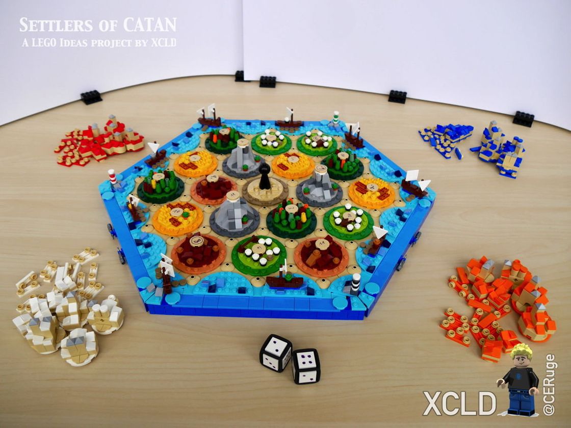 乐高ideas CATAN-游戏