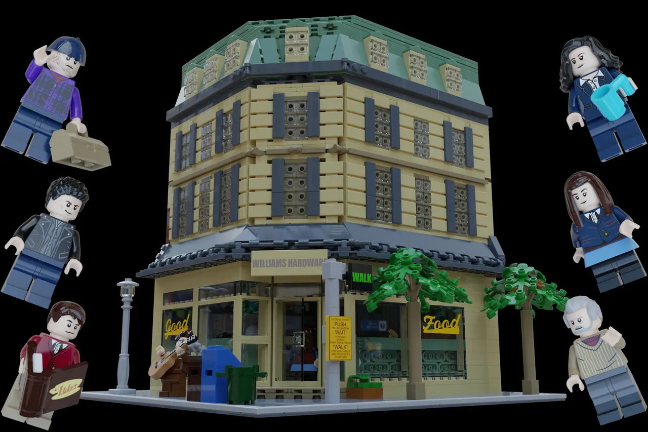 乐高ideas Luke&apos;s Diner模块化——吉尔摩女孩