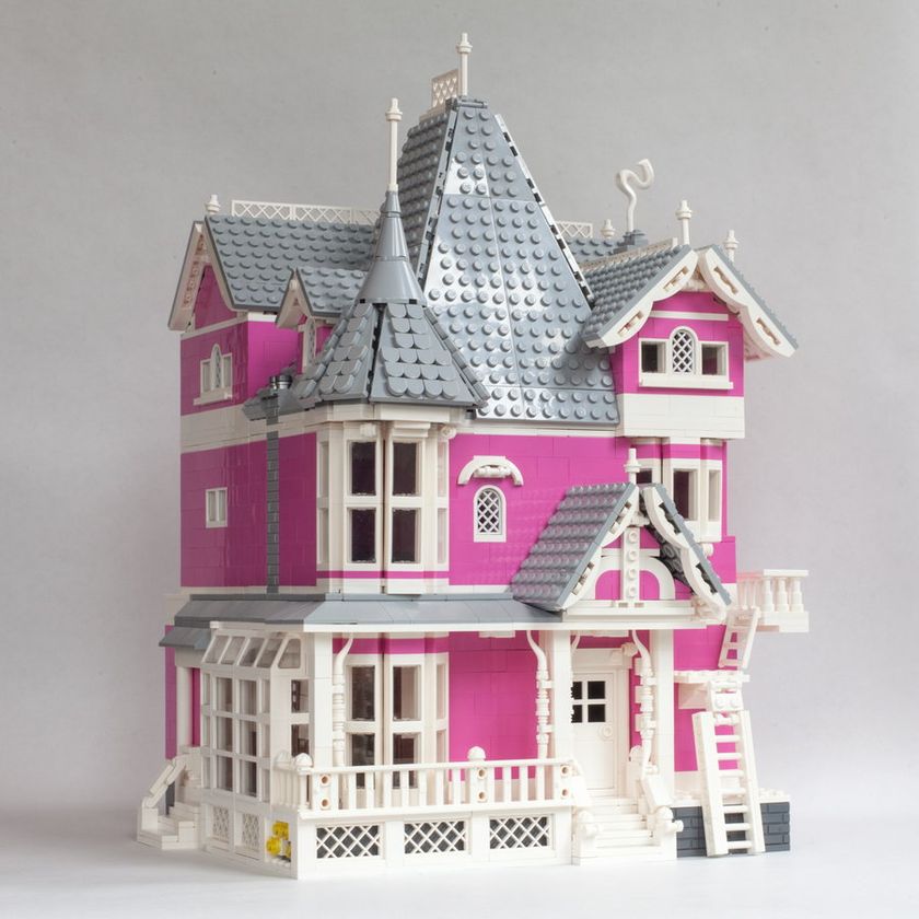 乐高ideas Coraline‘s Pink Palace公寓