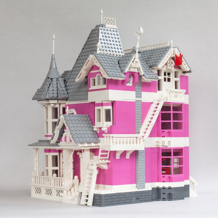 乐高ideas Coraline‘s Pink Palace公寓