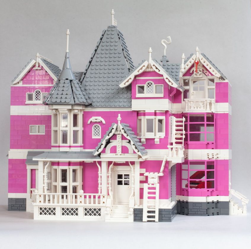 乐高ideas Coraline‘s Pink Palace公寓