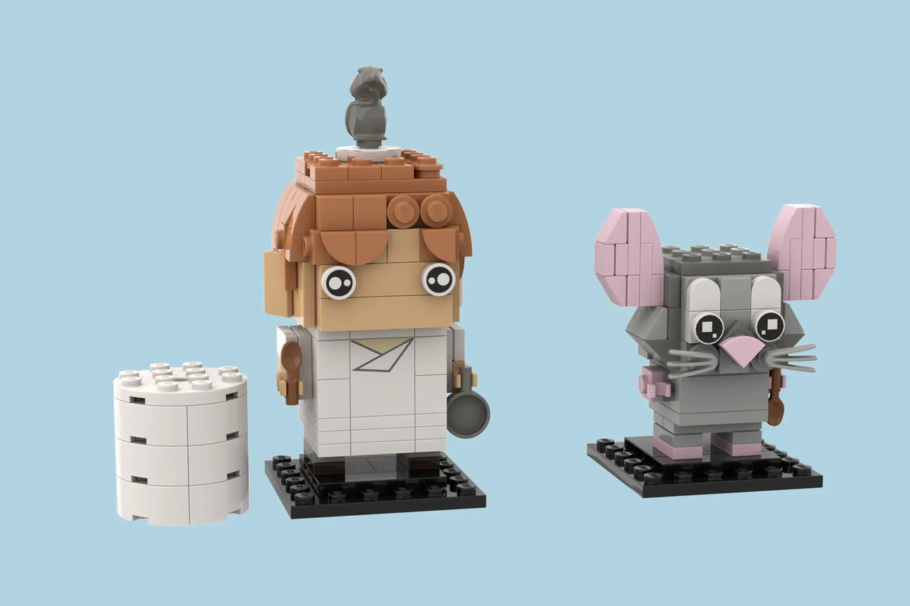 乐高ideas 从厨房到砖块：Linguini&Remy BrickHeadz