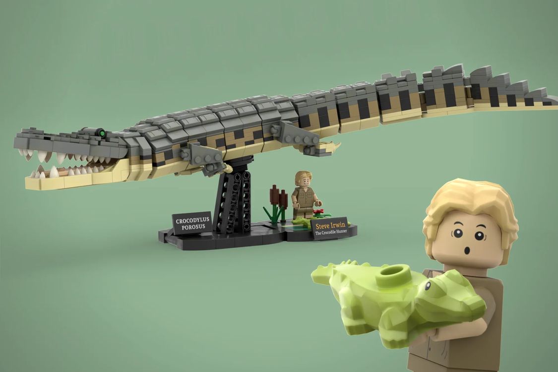 乐高ideas Steve Irwin&Majestic Crocodile