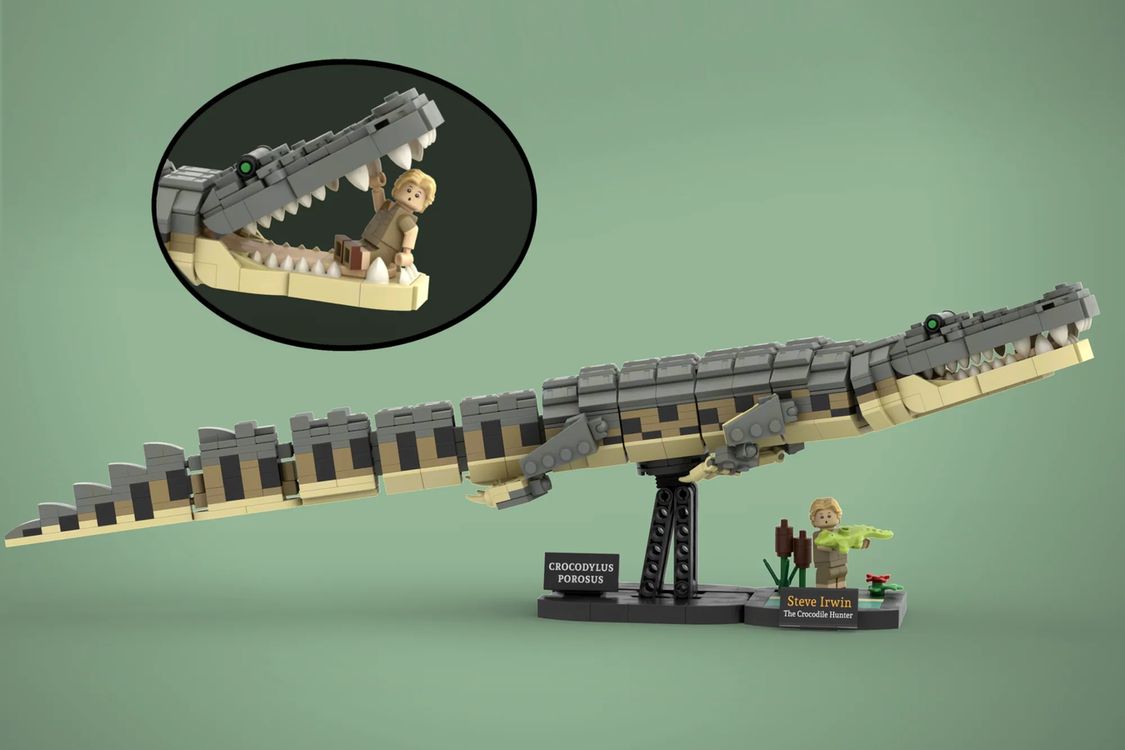 乐高ideas Steve Irwin&Majestic Crocodile