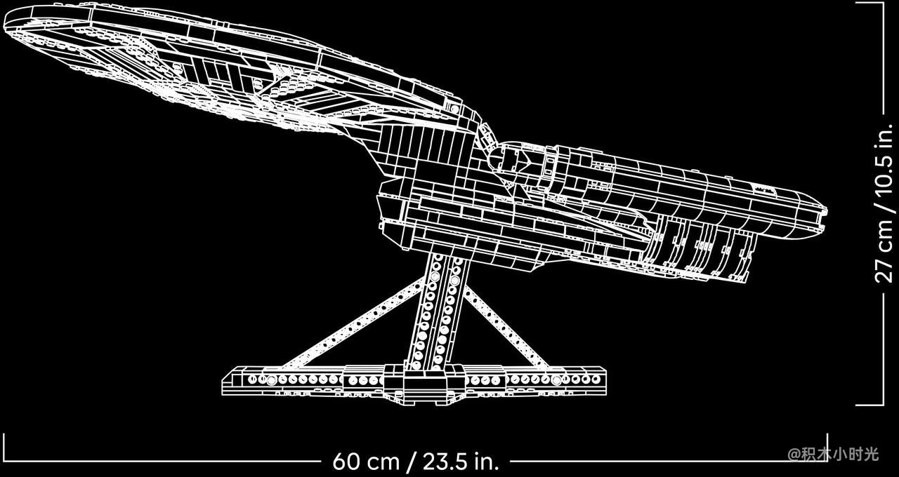 乐高 10356 星际迷航:联邦星舰企业号 NCC-1701-D™
