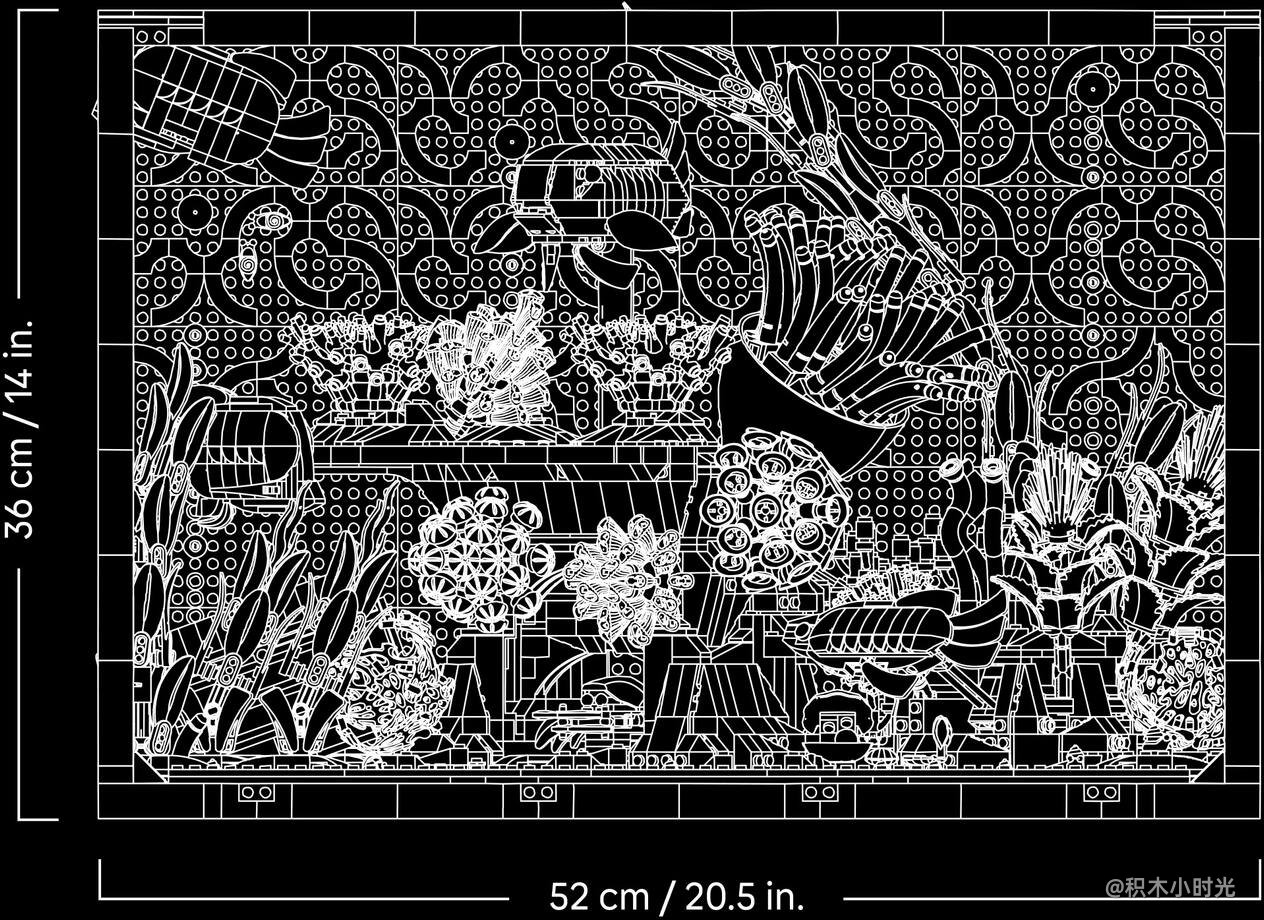 乐高 10366 热带水族箱