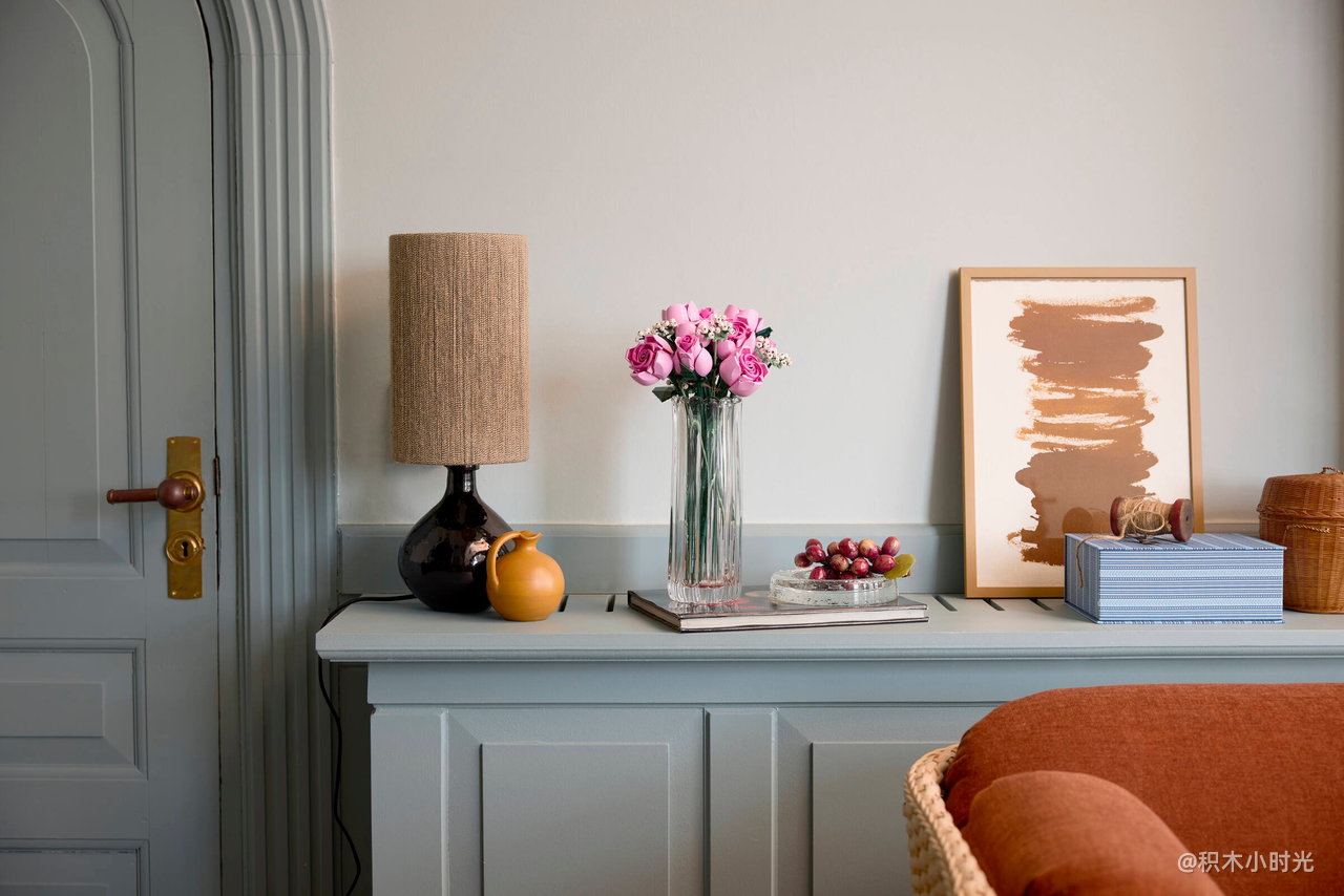 乐高 10374 粉玫瑰花束