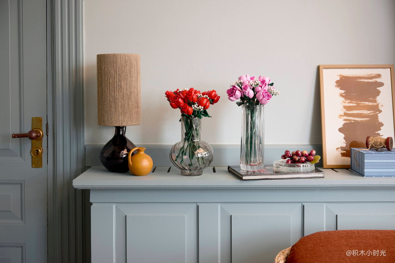 乐高 10374 粉玫瑰花束