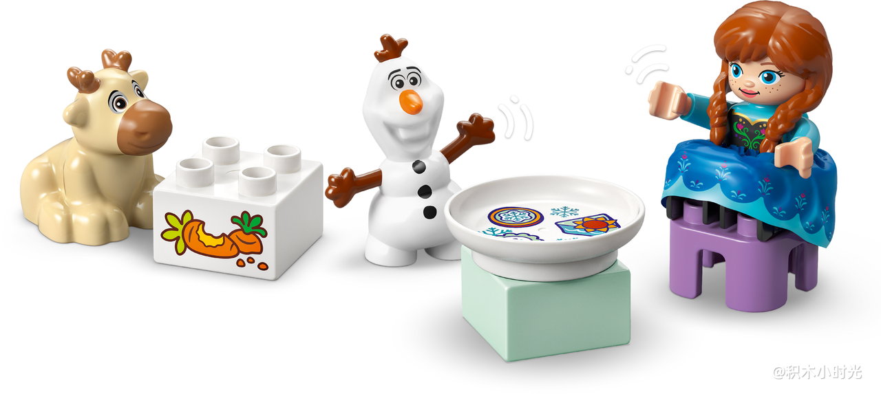 乐高 10455 安娜和艾莎的冰雪城堡派对