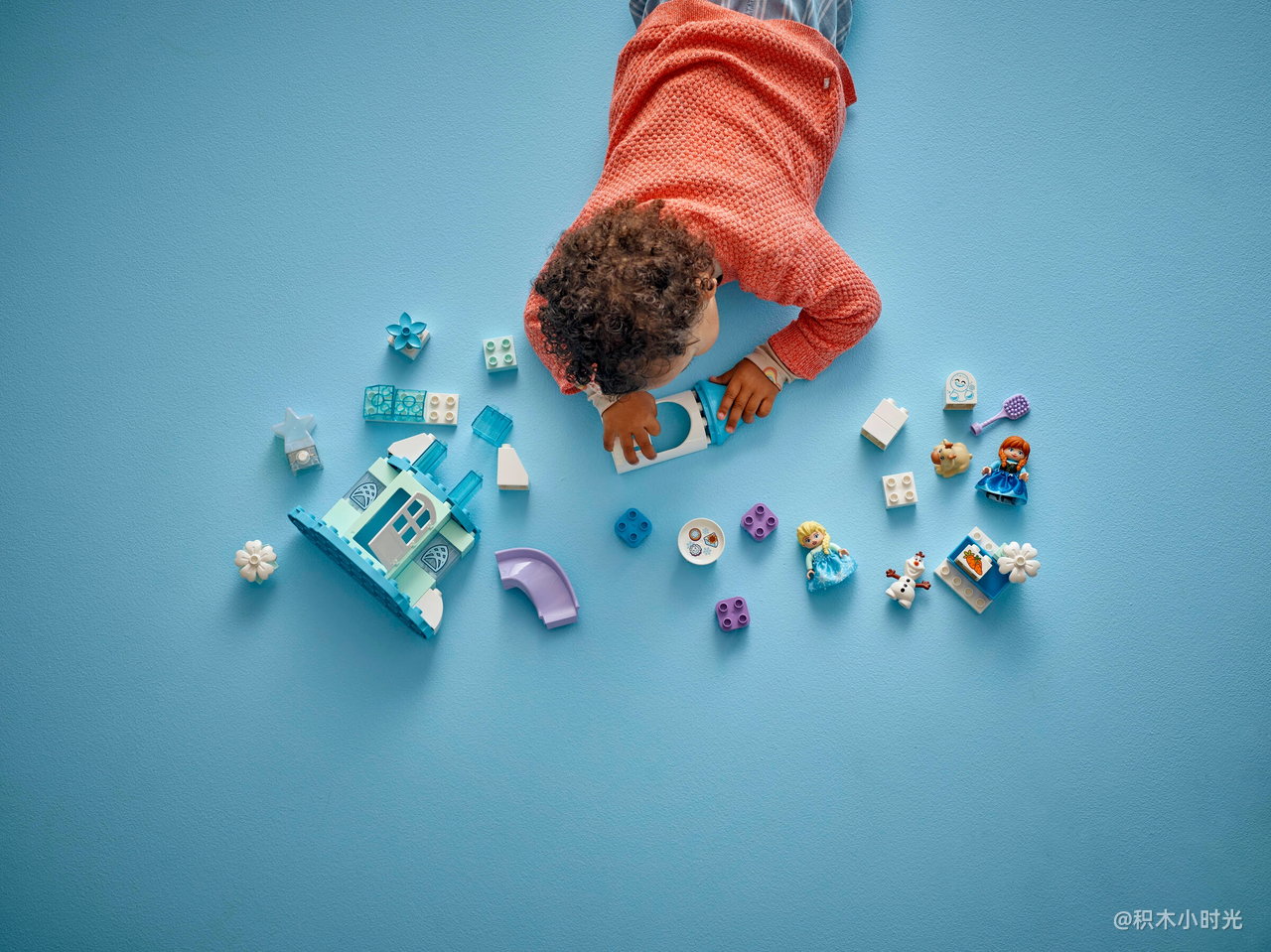 乐高 10455 安娜和艾莎的冰雪城堡派对