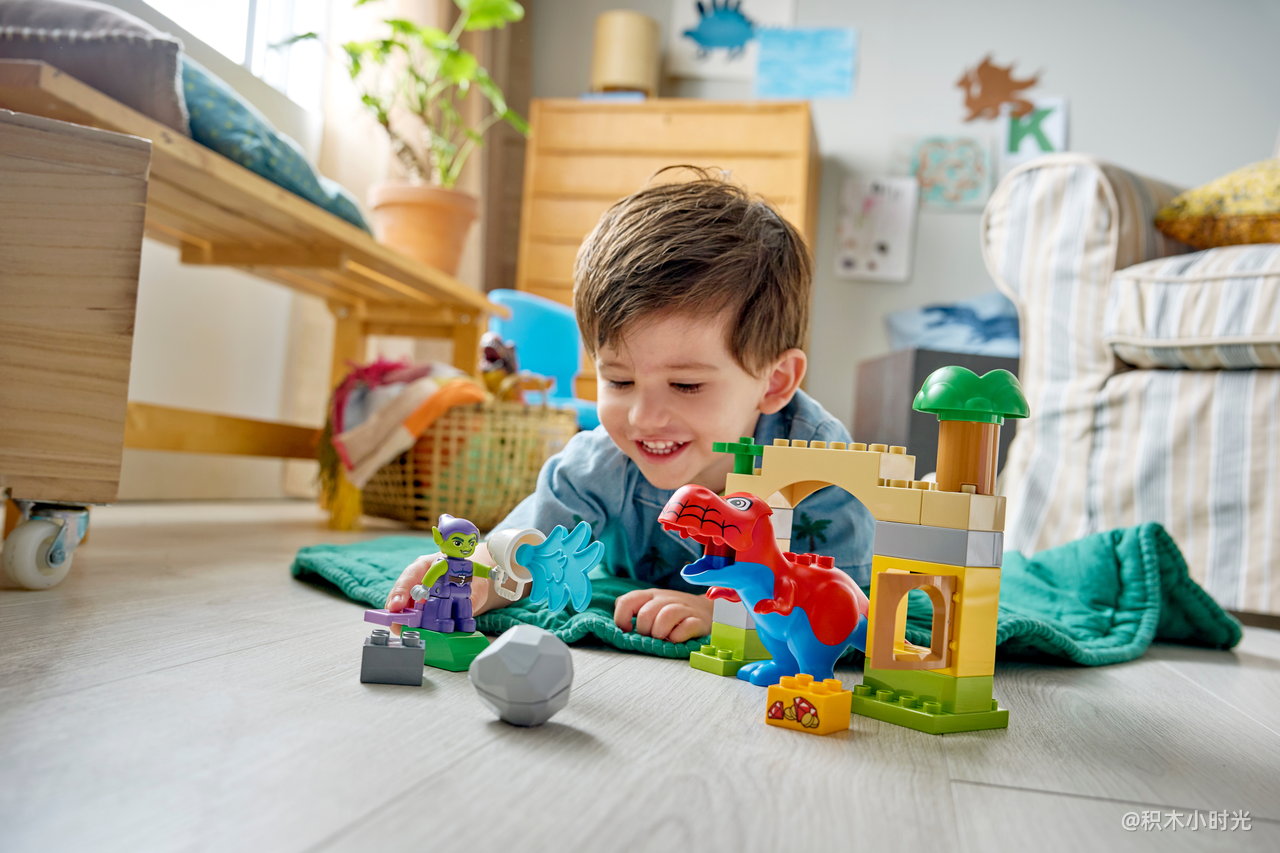 乐高 10463 恐龙蜘蛛侠雷克斯大战绿魔