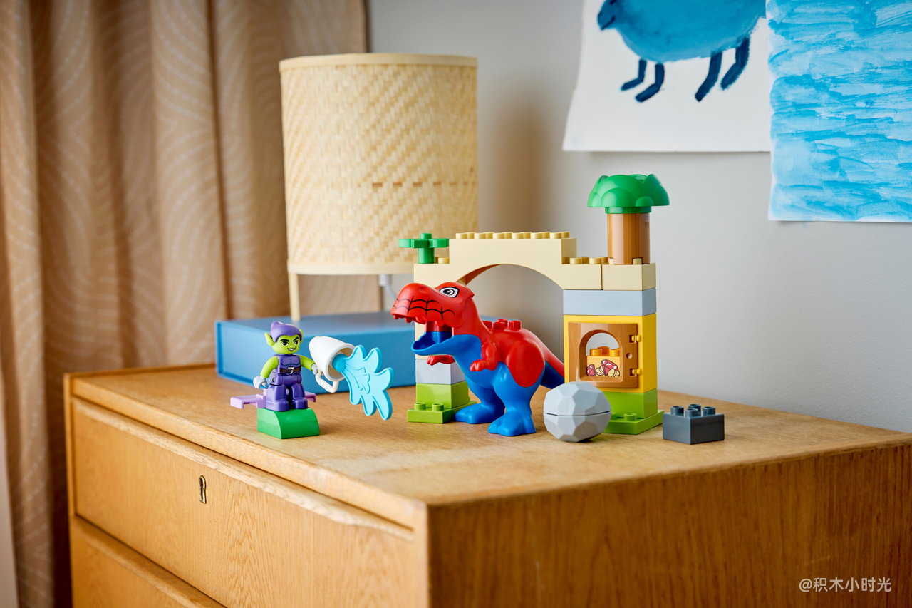 乐高 10463 恐龙蜘蛛侠雷克斯大战绿魔