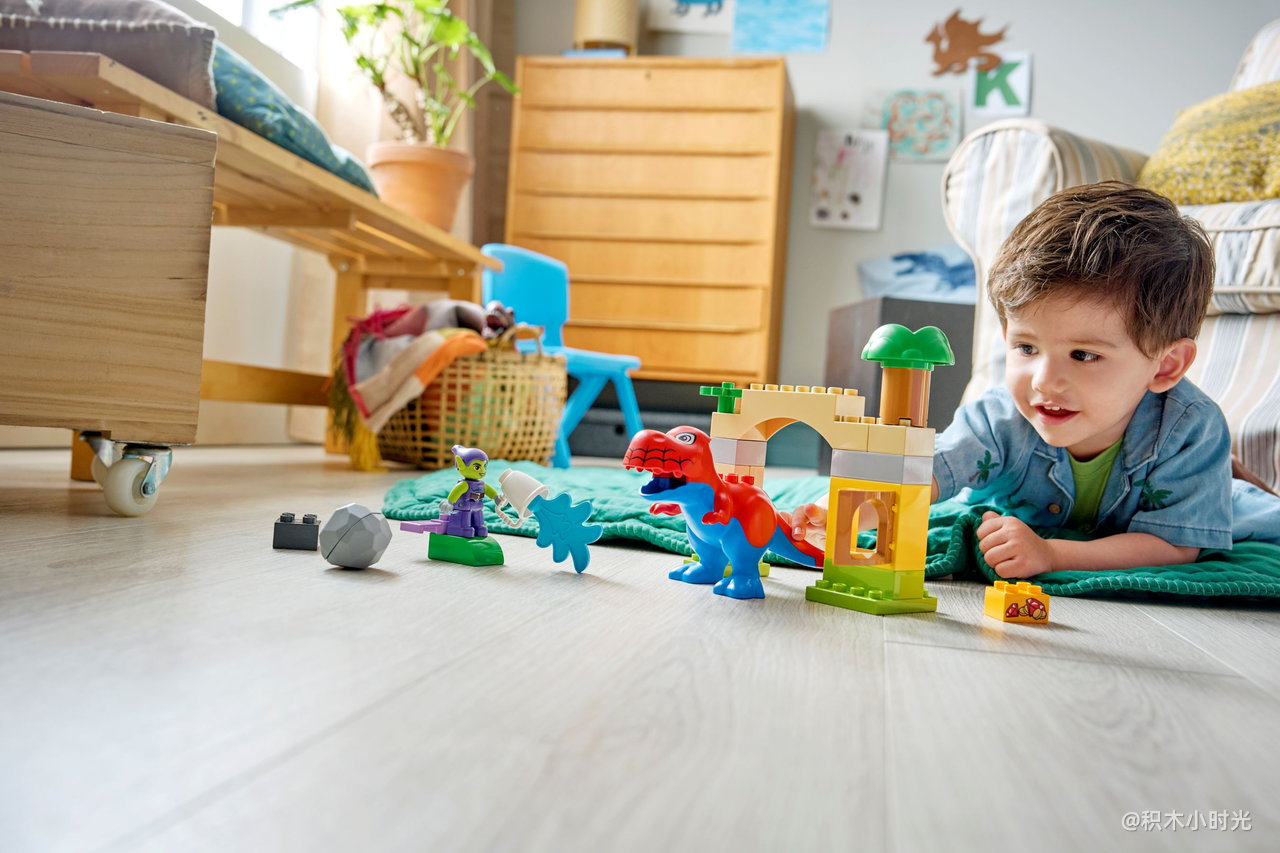 乐高 10463 恐龙蜘蛛侠雷克斯大战绿魔