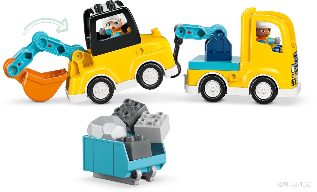 乐高 10475 3合1建筑工程车