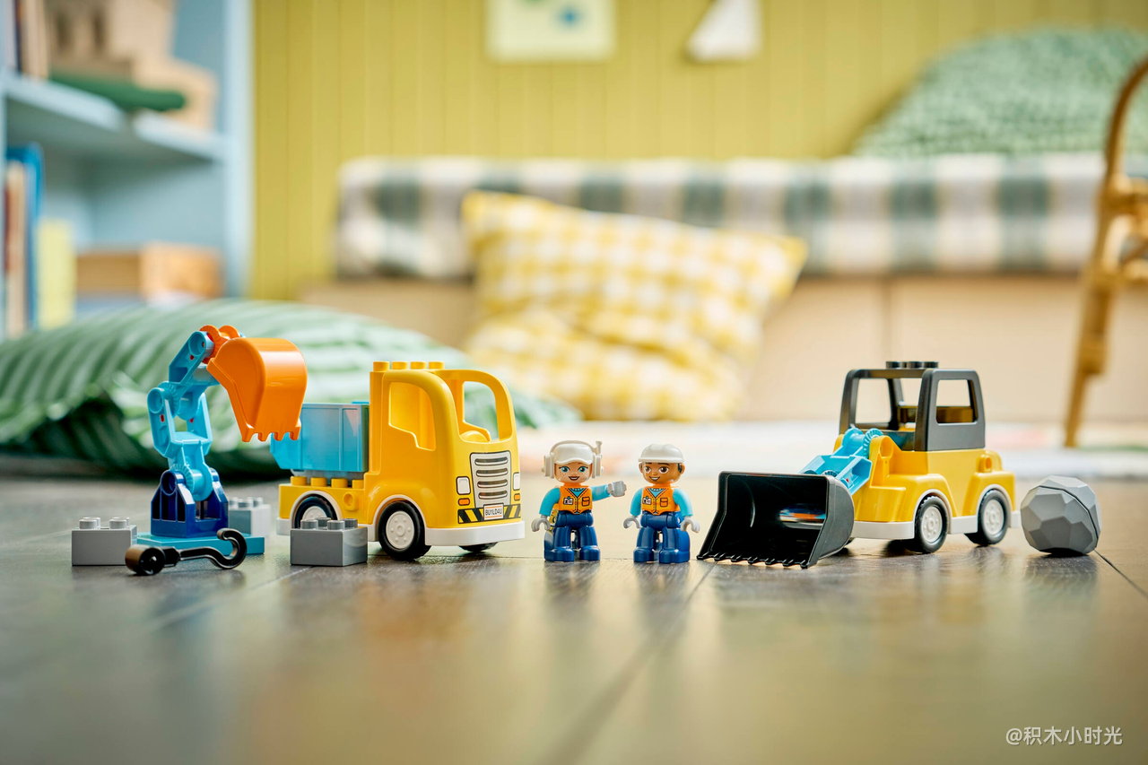 乐高 10475 3合1建筑工程车