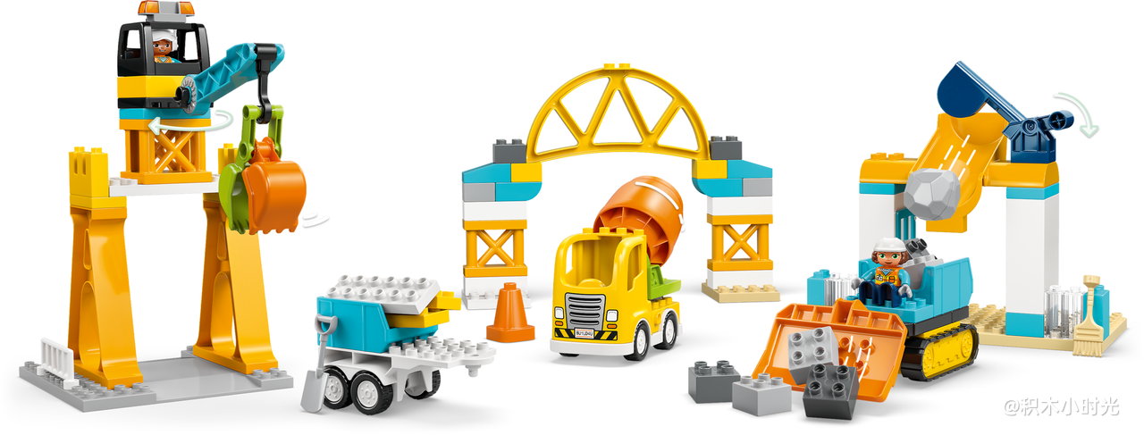 乐高 10476 3合1忙碌的建筑工地