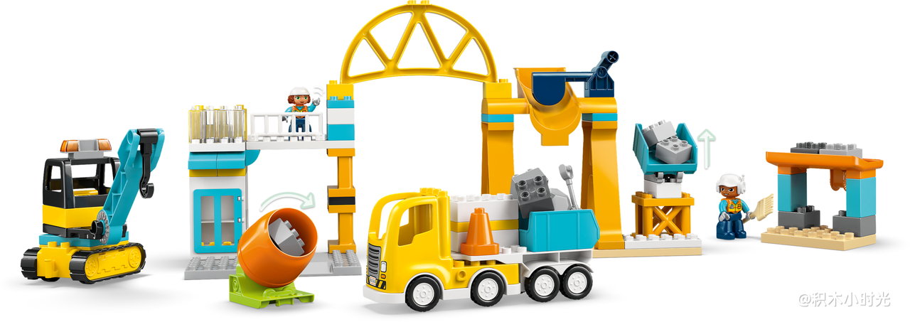 乐高 10476 3合1忙碌的建筑工地