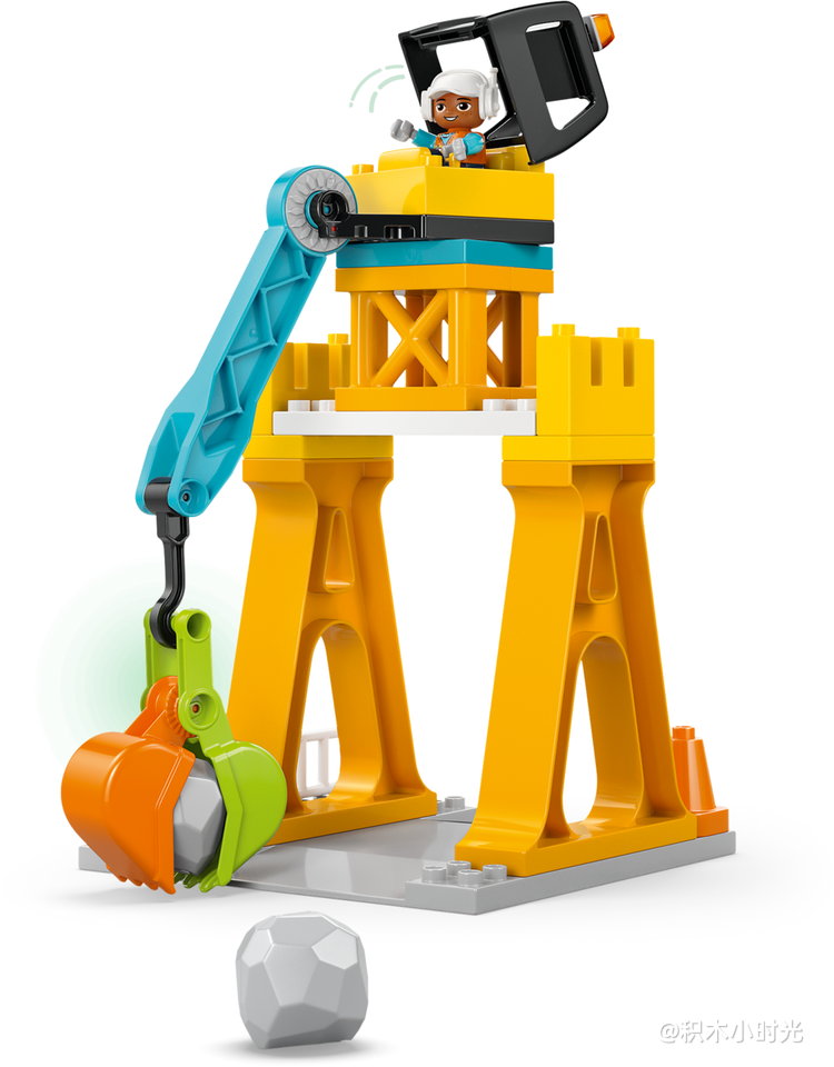 乐高 10476 3合1忙碌的建筑工地