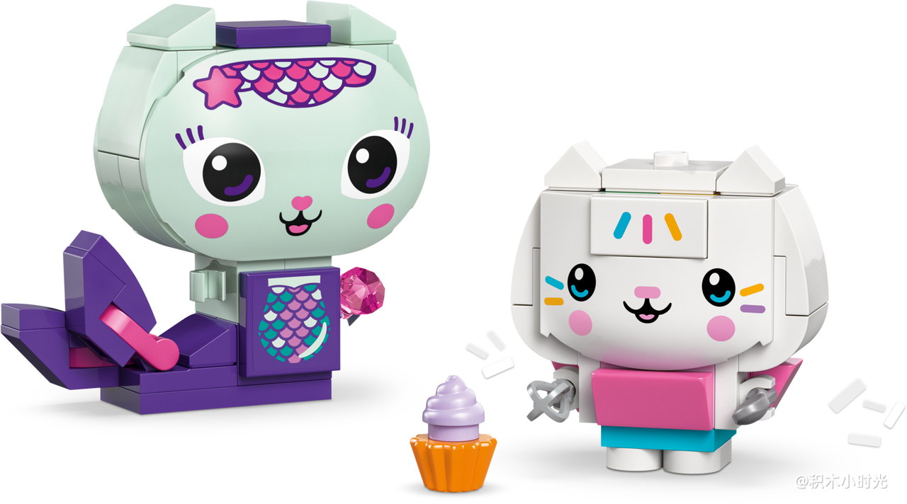乐高 11215 盖比的积木拼搭猫咪朋友