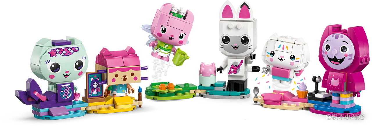 乐高 11215 盖比的积木拼搭猫咪朋友