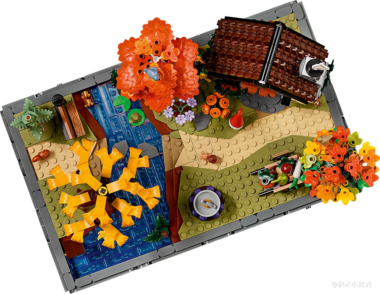 乐高 11372 秋季小屋花园
