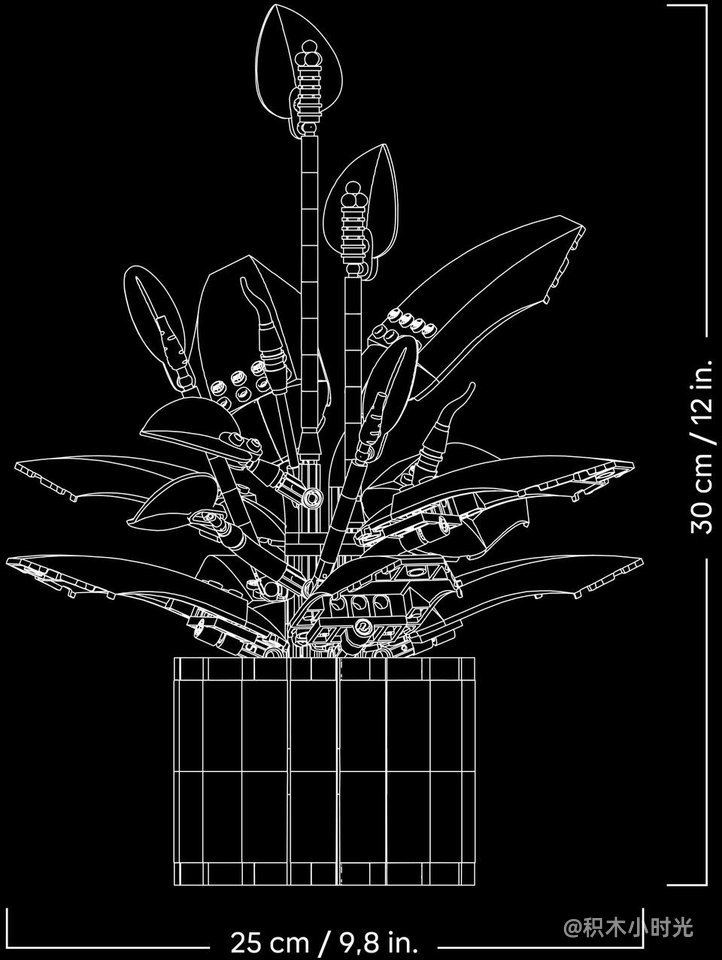乐高 11504 和平百合