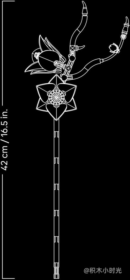 乐高 11510 木兰花枝