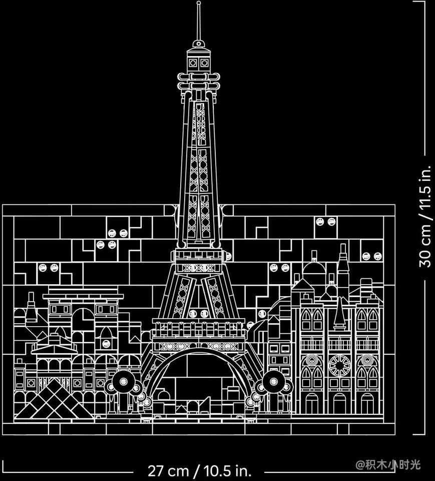 乐高 21064 巴黎 - 爱之城